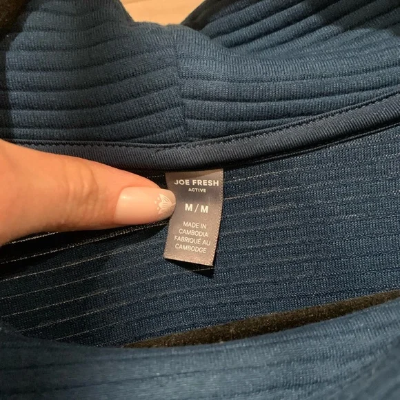 Joe Fresh | Navy Blue Ribbed Sweater - Picture 5 of 7